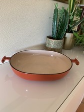 Le Creuset Plat Oval La Mama 33cm Enzo Mari - Caramel