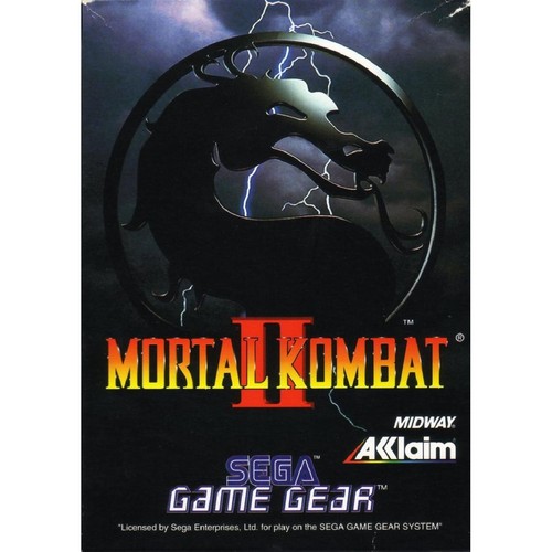 Jeu game gear mortal kombat - jeu,