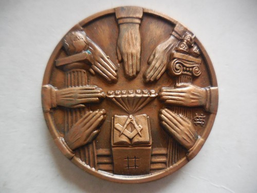 Médaille franc maçonnerie - médaille, franc-maçonnerie