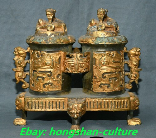 Old china bronze ware - old,