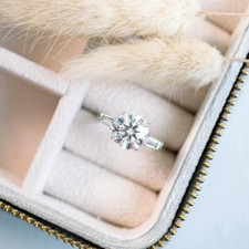 Bague alliance platine massif