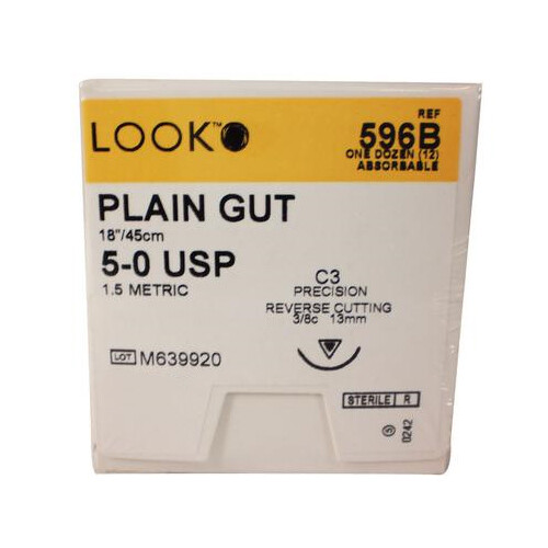 Look 596b plain gut absorbable - look,