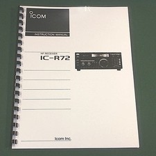 Icom IC-R72 Instruction Manual