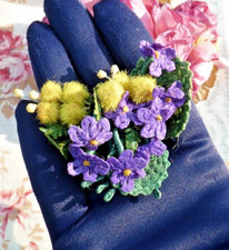 ANCIENNE BROCHE ornée de