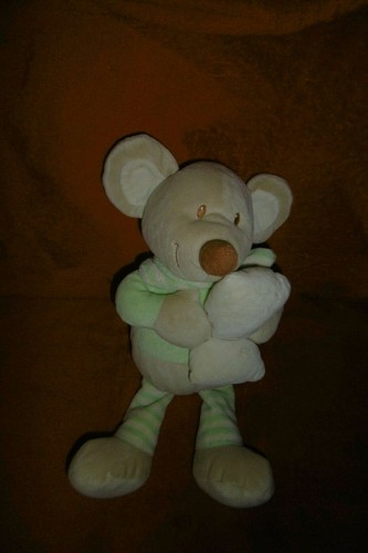 Doudou peluche pommette - peluche, souris