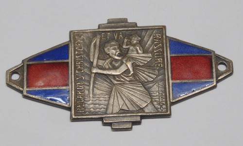 Ancien badge automobile - badge, saint