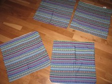 4 HOUSSES DE COUSSIN
