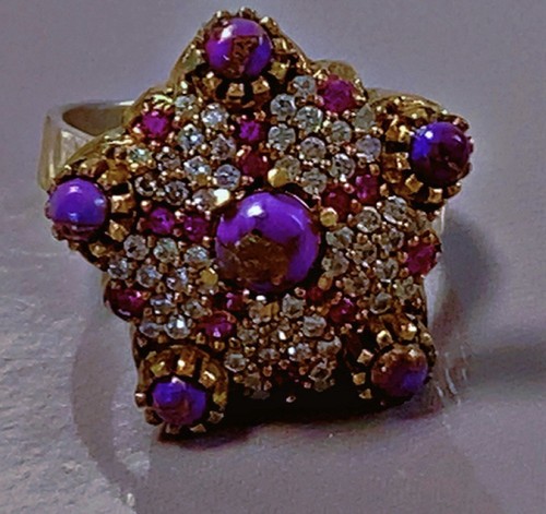 Superbe bague argent rubis