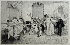 Retour bapteme espagne - espagne, gravure