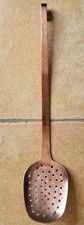 Ecumoire en Cuivre Ustensile Cuisine ancien Copper Skimmer