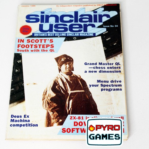 Sinclair user magazine issue - sinclair,