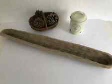 29 ⚜️  Ancienne Corbeille à Pain Très Grand Panier à Pain En Osier Rotin Vintage