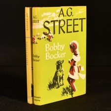 1957-69 2vols Bobby Bocker & My Father, A. G. Street Pamela Street Signed Fir...
