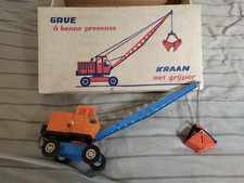 Joustra - rare grue à benne preneuse  + boite 