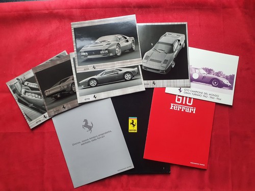 Ferrari 288 gto press pack - press,