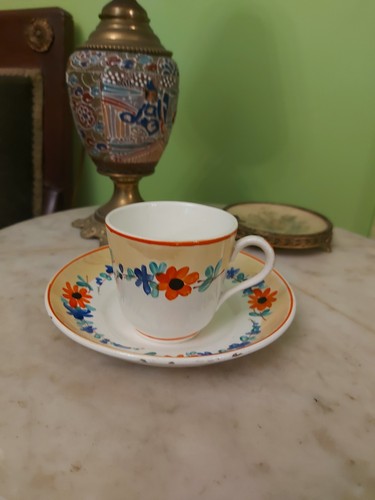 Tasse café faïence j - faïence, de