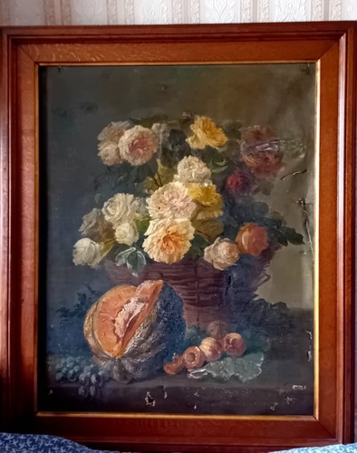 Grand tableau ancien xix - ancien, xix°