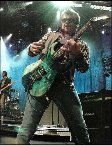 Inxs tim farriss onstage with - inxs,