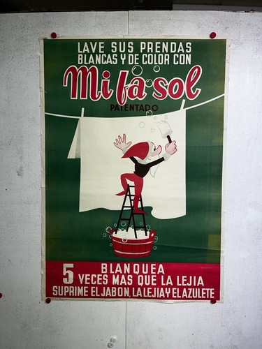 Rare affiche ancienne lessive - affiche,
