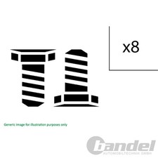 LUK Ensemble De Vis, Volant Compatible Avec MERCEDES-BENZ 124 190 Classe C