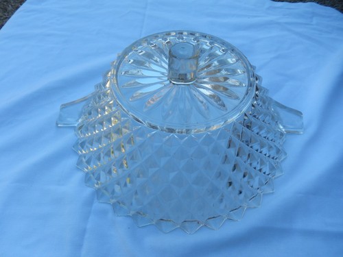 Cloche table verre motif - cloche,