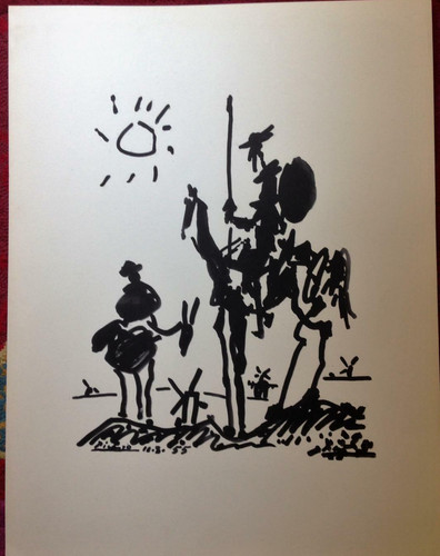 Picasso 1960 don quichotte - picasso,