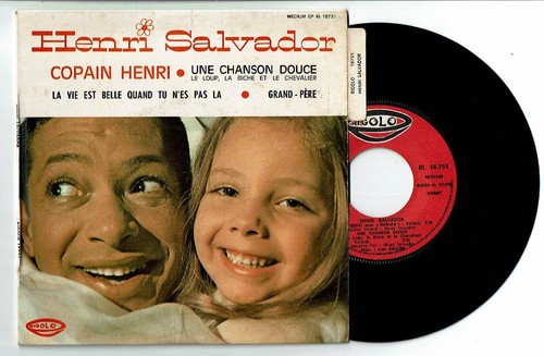 Henri salvador vinyle 45t - henri, ep
