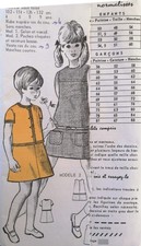 Elle Patron Années 60 robe