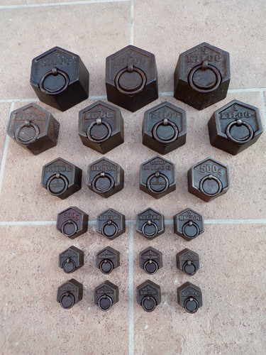 Poids balance hexagonaux - balance,