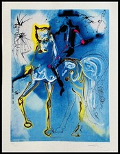 Salvador Dali Lithographie COA