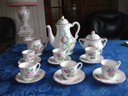 Service café décor - à, "