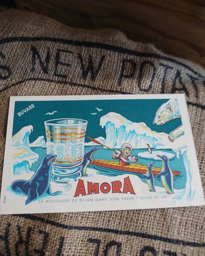 Buvard publicitaire amora