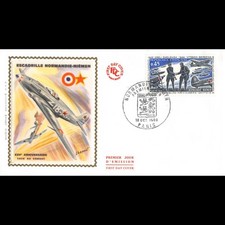 FDC soie - Escadrille
