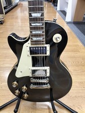 (EPIPHONE) Guitare électrique noire gaucher Les Paul Standard utilisée du Japon