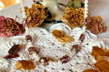 Collier perles eau douce blanc