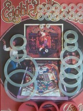 Kit  elastique silicone   transparent-FLIPPER- BALLY EIGHT BALL DE LUXE