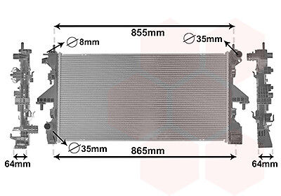 Radiateur refroidisseur pour - radiateur,