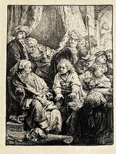 Van Rijn Rembrandt gravure eau