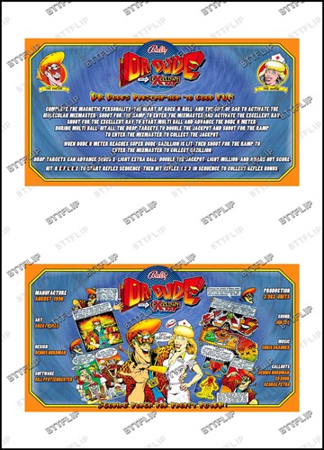 Bally dude 1990 cartes - dude,
