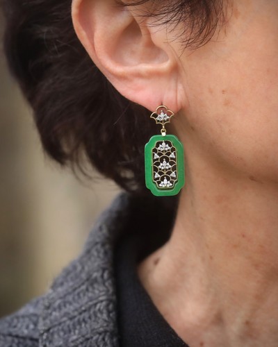 Boucles oreilles yggdrasil - boucles,