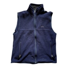 Vintage Patagonia Synchilla Gilet Hommes Bleu Foncé Fabriqué En Canada Taille L
