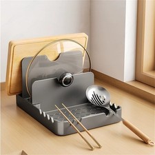 Pour Comptoir Cuisine Pot Couvercle Support Cuillère Repose et Goutte à Goutte