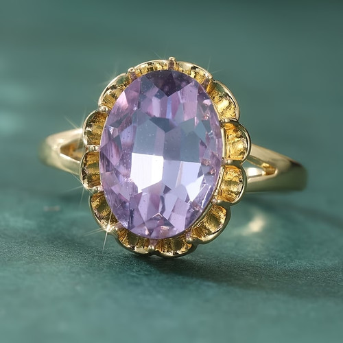 Bague zircon facettes - zircon, à