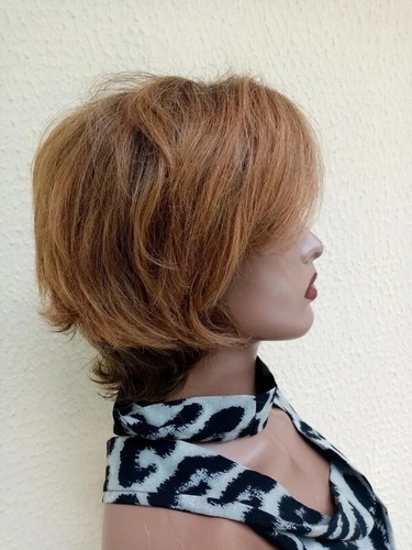 Perruque marron ombré cheveux
