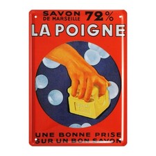 Plaque métal publicitaire