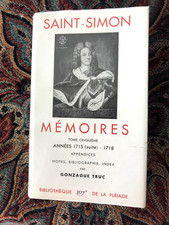 LA PLÉIADE      SAINT-SIMON         MÉMOIRES  V   (5)        1955