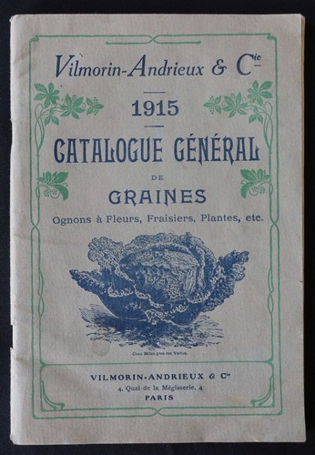 Catalogue 1915 vilmorin - catalogue,