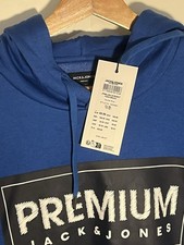 Sweat capuche bleu jack - capuche, &