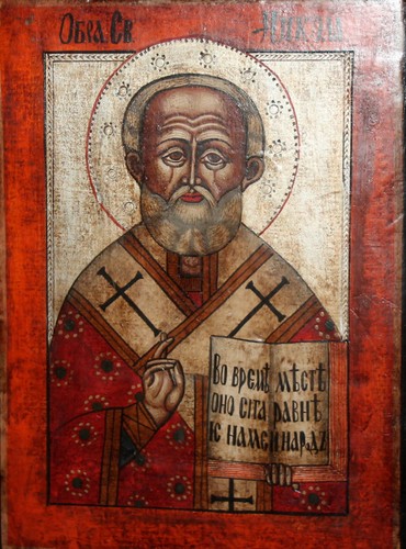 Icône orthodoxe bois - icône,