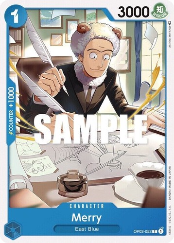 One piece card game merry - card,